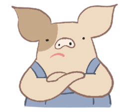 The three little pigs sticker #10587845