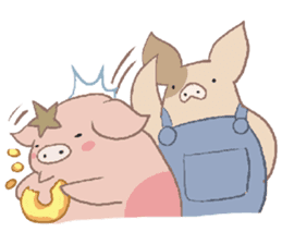 The three little pigs sticker #10587858