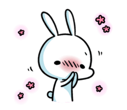 A.pa : A lazy rabbit. sticker #10607099