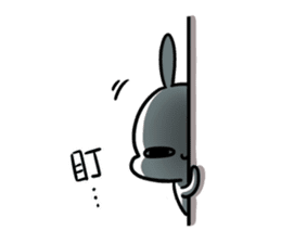 A.pa : A lazy rabbit. sticker #10607116