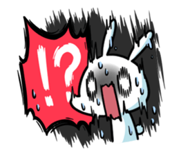 A.pa : A lazy rabbit. sticker #10607120