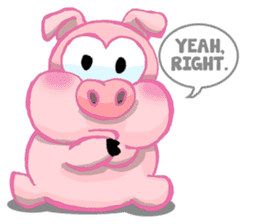 Iggy The Piggy sticker #10661856