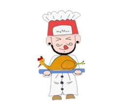 Mr.HipSter sticker #10676562