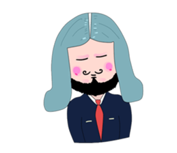 Mr.HipSter sticker #10676564