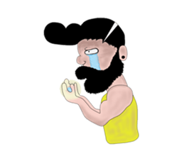 Mr.HipSter sticker #10676566