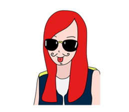 Mr.HipSter sticker #10676573