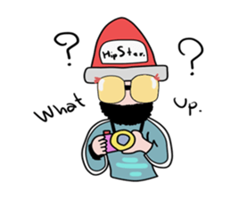 Mr.HipSter sticker #10676578
