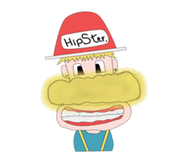 Mr.HipSter sticker #10676581