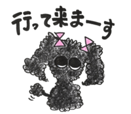 Of twins toy poodle Diggi and Dilley sticker #10706000