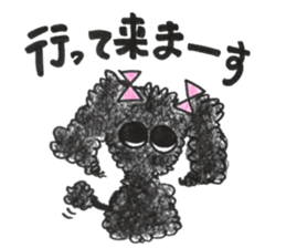 Of twins toy poodle Diggi and Dilley sticker #10706000