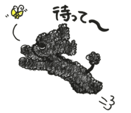 Of twins toy poodle Diggi and Dilley sticker #10706001