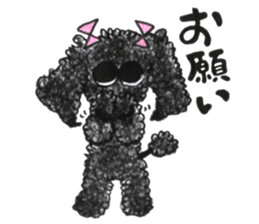 Of twins toy poodle Diggi and Dilley sticker #10706002