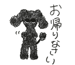 Of twins toy poodle Diggi and Dilley sticker #10706005