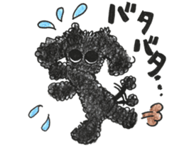 Of twins toy poodle Diggi and Dilley sticker #10706008