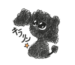 Of twins toy poodle Diggi and Dilley sticker #10706010