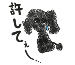 Of twins toy poodle Diggi and Dilley sticker #10706014