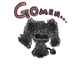 Of twins toy poodle Diggi and Dilley sticker #10706015