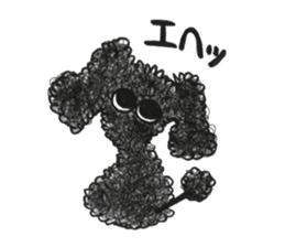 Of twins toy poodle Diggi and Dilley sticker #10706016