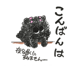 Of twins toy poodle Diggi and Dilley sticker #10706017