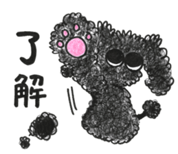 Of twins toy poodle Diggi and Dilley sticker #10706023