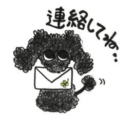 Of twins toy poodle Diggi and Dilley sticker #10706024