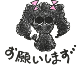 Of twins toy poodle Diggi and Dilley sticker #10706026