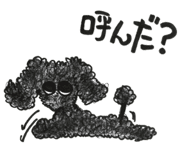 Of twins toy poodle Diggi and Dilley sticker #10706027