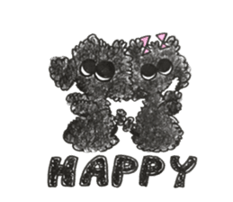 Of twins toy poodle Diggi and Dilley sticker #10706030