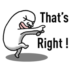 100% favorable reply. part 1/ENGLISH sticker #10735879