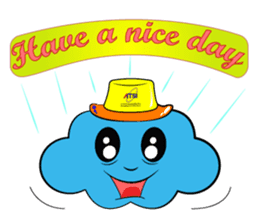ATSI : Fluffy Clouds : Enjoy & Fun sticker #10748818