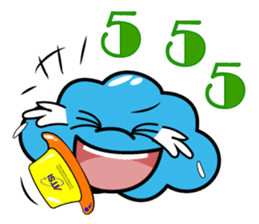ATSI : Fluffy Clouds : Enjoy & Fun sticker #10748839