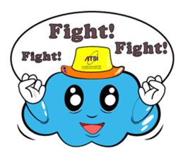 ATSI : Fluffy Clouds : Enjoy & Fun sticker #10748844