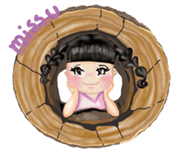 Baimon love nature sticker #10759357