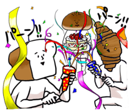 Bread&Onigiri sticker #10773367