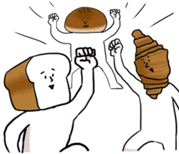 Bread&Onigiri sticker #10773368