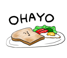Bread&Onigiri sticker #10773370
