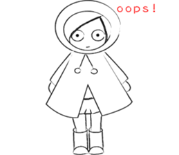 RAIN GIRL sticker #10818978