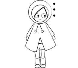 RAIN GIRL sticker #10818986
