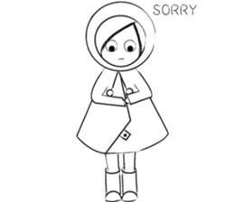 RAIN GIRL sticker #10818993