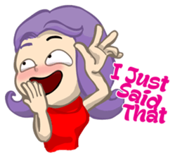 Feifei The Mean Girl sticker #10829756