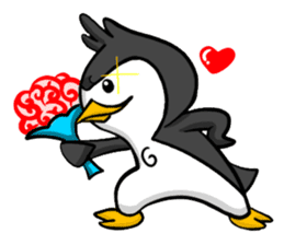 Pipo the Playboy Penguin sticker #11030563