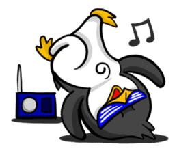 Pipo the Playboy Penguin sticker #11030576