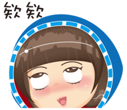 Miss Rose with canine tooth sticker #11046498