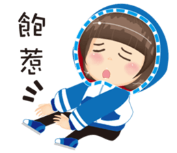 Miss Rose with canine tooth sticker #11046500