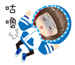 Miss Rose with canine tooth sticker #11046501