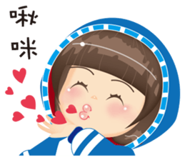 Miss Rose with canine tooth sticker #11046502