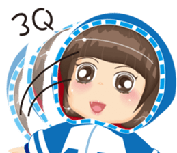 Miss Rose with canine tooth sticker #11046504