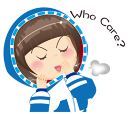 Miss Rose with canine tooth sticker #11046505