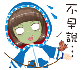 Miss Rose with canine tooth sticker #11046508