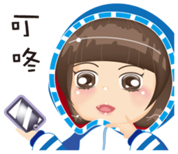 Miss Rose with canine tooth sticker #11046510